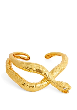 Alexis Bittar Gold-Plated Serpent Collar Necklace