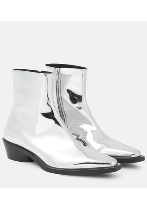 Proenza Schouler Bronco metallic ankle boots