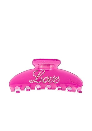 Emi Jay For Fwrd Love Big Effing Clip in Blossom & Pink - Pink. Size all.