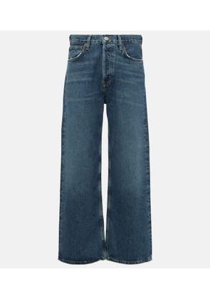 Agolde Ren high-rise cropped straight jeans