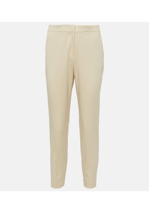 Etro High-rise cotton-blend tapered pants