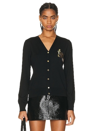 Loewe Charm Cardigan in Black - Black. Size S (also in ).