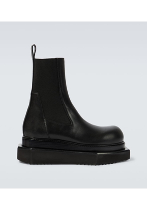Rick Owens Beatle Turbo Cyclops leather ankle boots