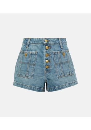 Ulla Johnson Devin cotton mini shorts - Neutrals