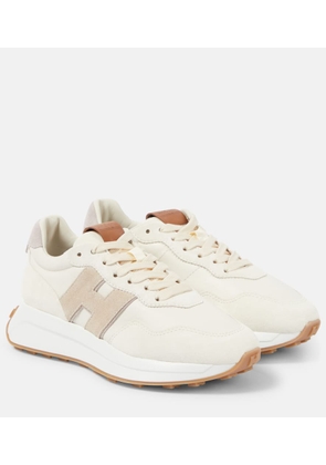 Hogan H641 suede and leather sneakers