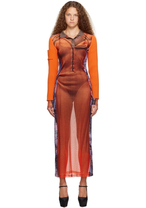 Y/Project Orange Jean Paul Gaultier Edition Maxi Dress