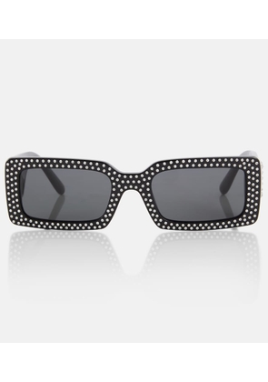 Dolce&Gabbana Embellished rectangular sunglasses