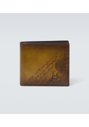 Berluti Makore Scritto leather wallet