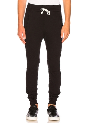 JOHN ELLIOTT Escobar Sweatpants in Black. Size S.
