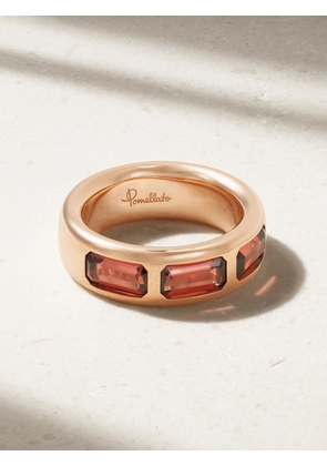 Pomellato - Iconica 18-karat Rose Gold Garnet Ring - 50,52,54