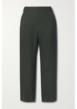 Tibi - Lennon Grain De Poudre Wool Straight-leg Pants - Green - US0,US2,US4,US6,US8,US10,US12