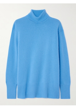 Joseph - Cashmere Turtleneck Sweater - Blue - x small,small,medium,large,x large