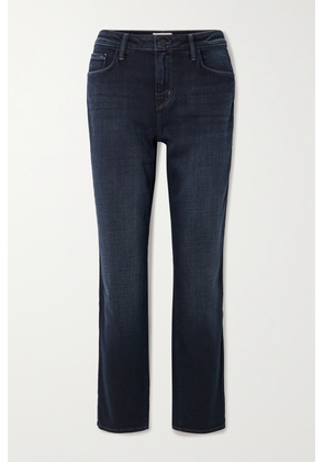 L'AGENCE - Marjorie Cropped Mid-rise Straight-leg Jeans - Blue - 24,25,26,27,28,29,30,31,32