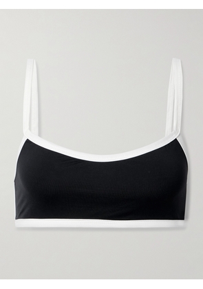 Marysia - Ligne Two-tone Bikini Top - Black - xx small,x small,small,medium,large,x large,xx large