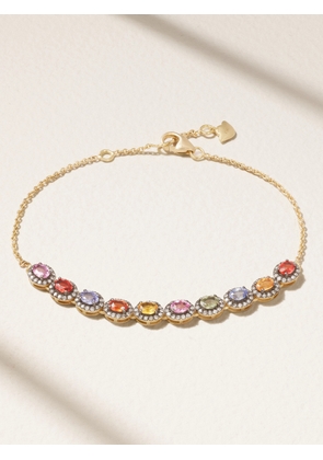 Amrapali London - 18-karat Gold, Sapphire And Diamond Bracelet - One size