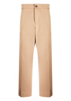 Maison Kitsuné straight-leg tailored trousers - Brown
