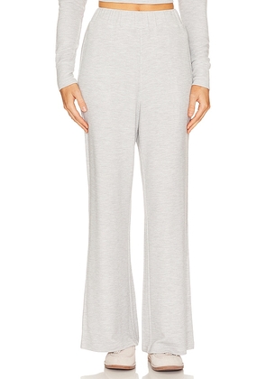 WellBeing + BeingWell Vera Pant in Light Grey. Size L, M, S, XXS.
