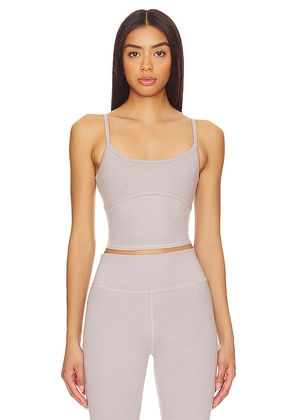 WellBeing + BeingWell LoungeWell Ripley Tank in Grey. Size L, S, XL, XS.