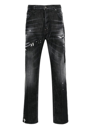 Dsquared2 distressed straight-leg jeans - Black
