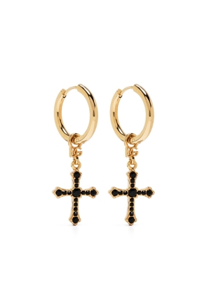 Dolce & Gabbana crucifix drop earrings - Gold