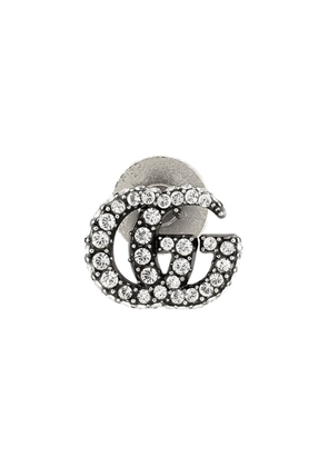 Gucci GG Marmont crystal pin - Silver