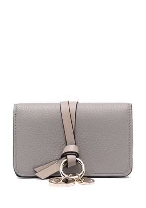 Chloé Alphabet leather purse - Grey