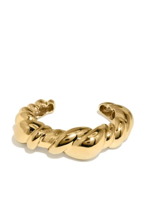 Completedworks 18kt gold plated Meandering cuff bracelet