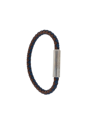 Marni woven leather bracelet - Blue