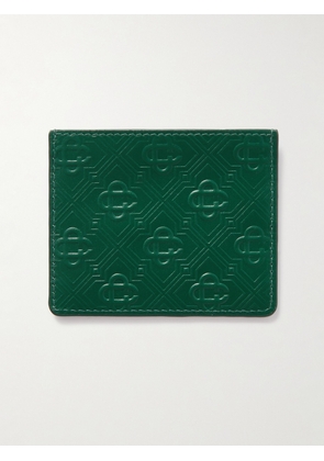 Casablanca - Logo-Embossed Leather Cardholder - Men - Green