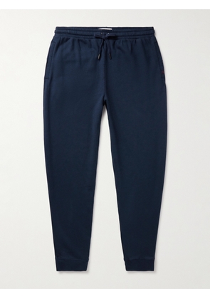 Derek Rose - Quinn Slim-Fit Tapered Cotton and Modal-Blend Jersey Sweatpants - Men - Blue - S