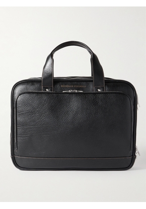 Brunello Cucinelli - Full-Grain Leather Briefcase - Men - Black