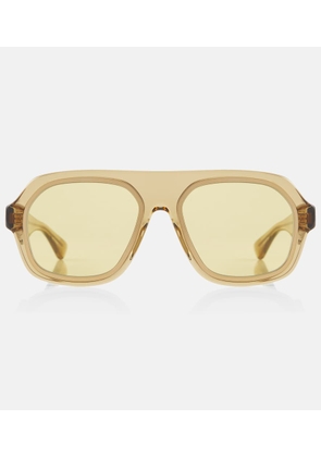 Bottega Veneta Rim aviator sunglasses