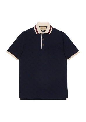 Gucci Gg Embroidery Polo Shirt