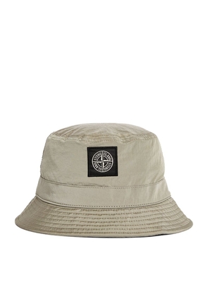 Stone Island Logo Bucket Hat