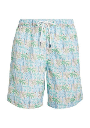 Fedeli Palm Tree Positano Swim Shorts