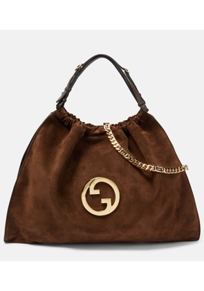 Gucci Gucci Blondie Large suede tote bag