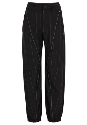 High Hassle Striped Stretch-nylon Trousers - Black - 46 (UK 14 / L)
