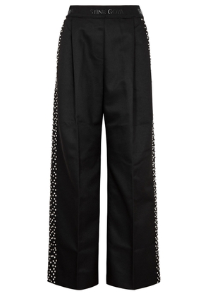 Stine Goya Ciara Crystal-embellished Twill Trousers - Black - S (UK 8-10 / S)