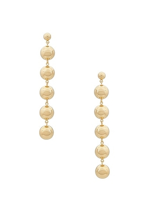 Lie Studio The Anita Earring in 18k Gold Plated - Metallic Gold. Size all.