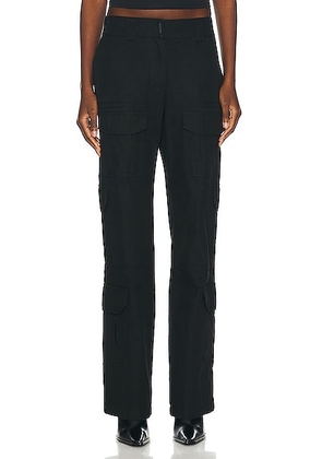 Givenchy Boot Cut Multipocket Cargo in Black - Black. Size 34 (also in 36, 38, 42).