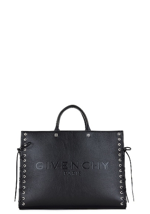 Givenchy Medium G Tote Corset Bag in Black - Black. Size all.