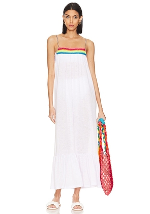 Pitusa Braided Dress in White. Size M/L.