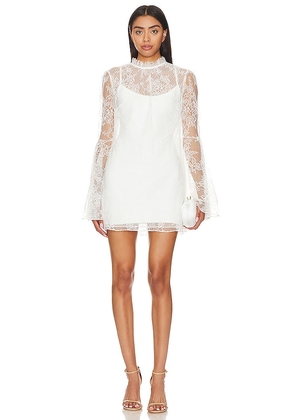 Katie May x REVOLVE Leilani Dress in White. Size S.