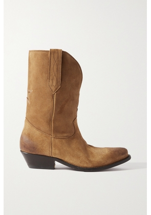 Golden Goose - Low Wish Star Suede Cowboy Boots - Brown - IT35,IT36,IT37,IT38,IT39,IT40,IT41,IT42