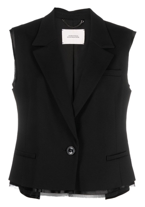 Dorothee Schumacher single-breasted notched-lapels waistcoat - Black