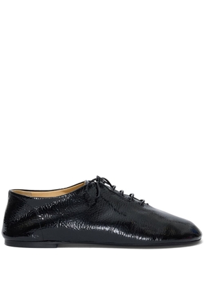 Proenza Schouler Glove patent-leather Oxford shoes - Black