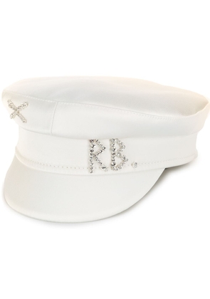 Ruslan Baginskiy x Browns Baker Boy silk hat - White