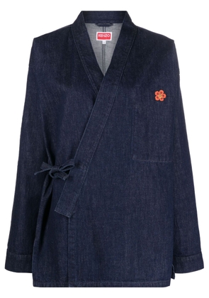 Kenzo Boke Flower denim kimono jacket - Blue