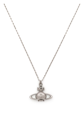 Vivienne Westwood logo pendant necklace - Silver