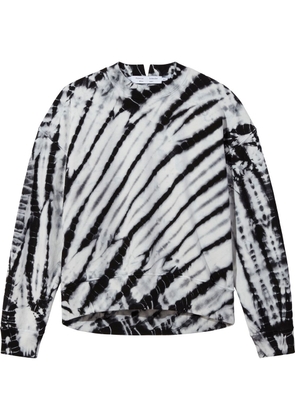 Proenza Schouler White Label tie-dye print sweatshirt - Black